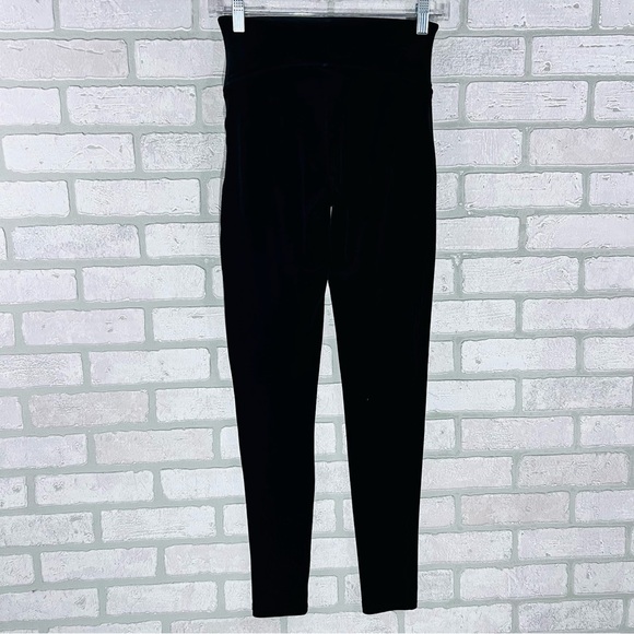 SPANX Velvet Black High Waist Leggings Size M Style 2070 - Picture 8 of 10